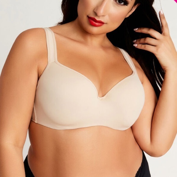 NWT HIDDEN WIRE BALCONETTE Nude Bra in 40DDD - Picture 1 of 5